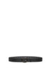 Cintura reversibile nera con fibbia Incrocio GG