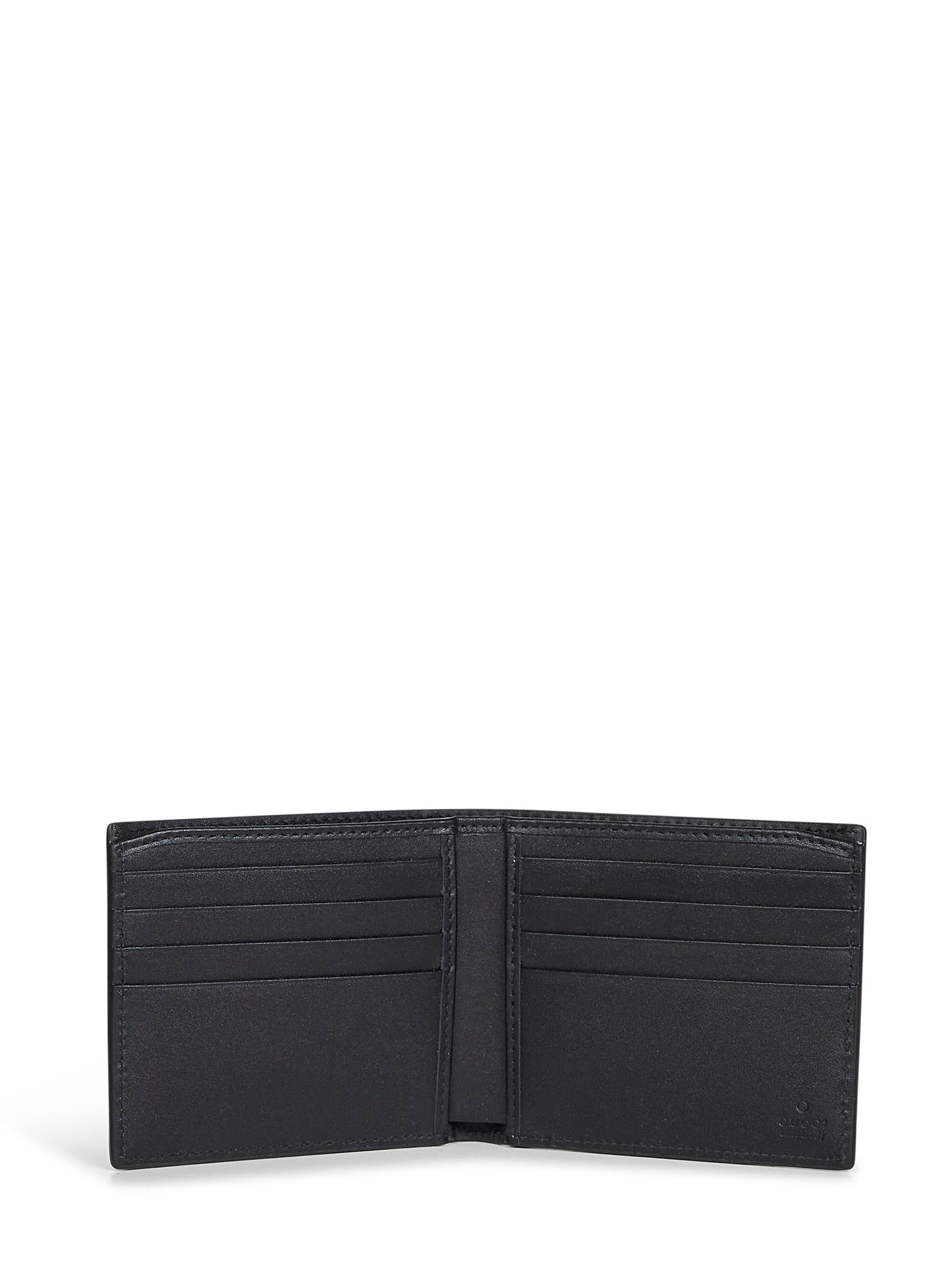 Black GG Emblem bi-fold wallet