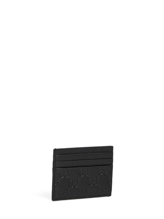 Portacarte GG Emblem nero