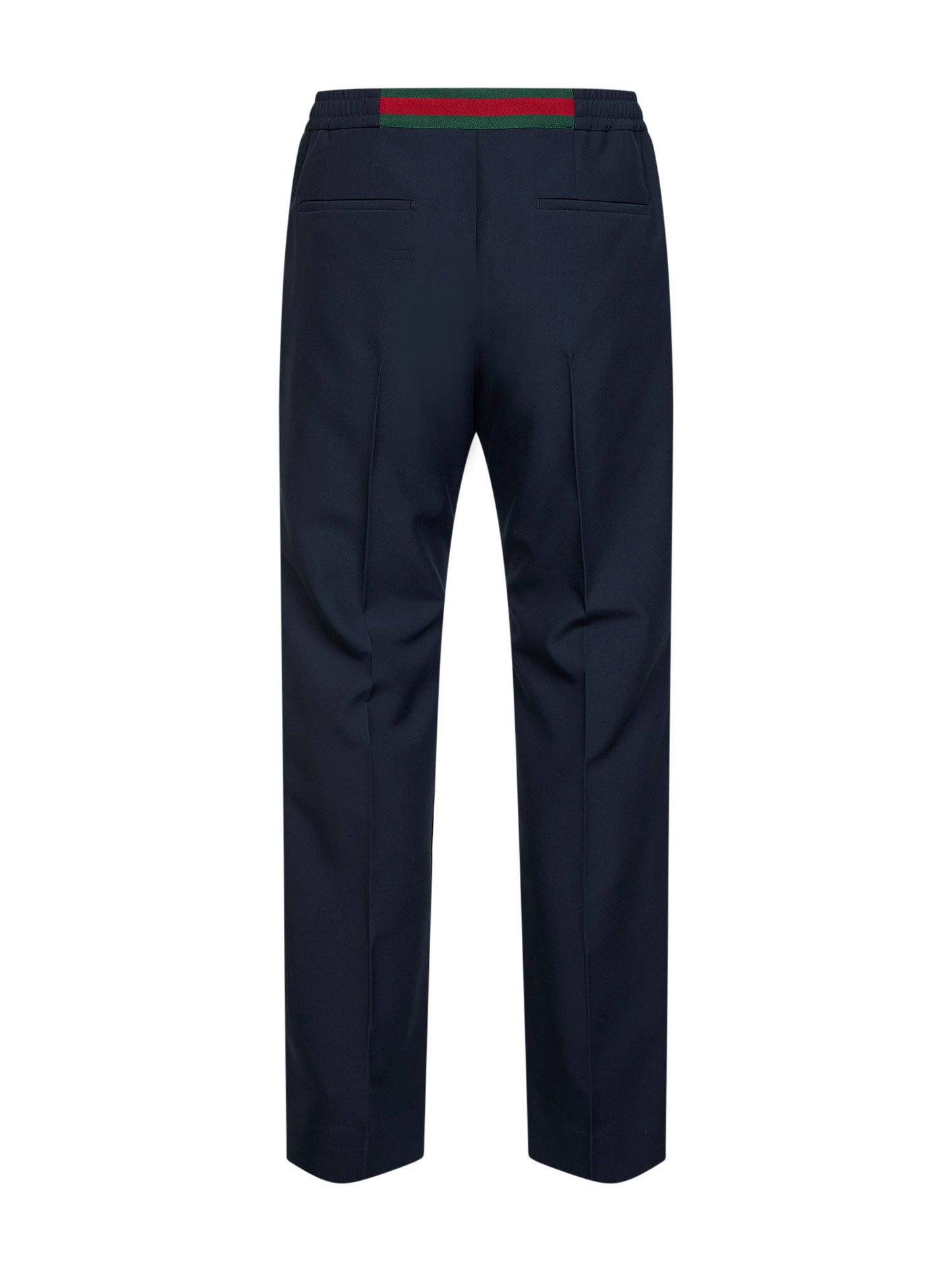 Pantaloni sportivi in panama tecnico blu scuro