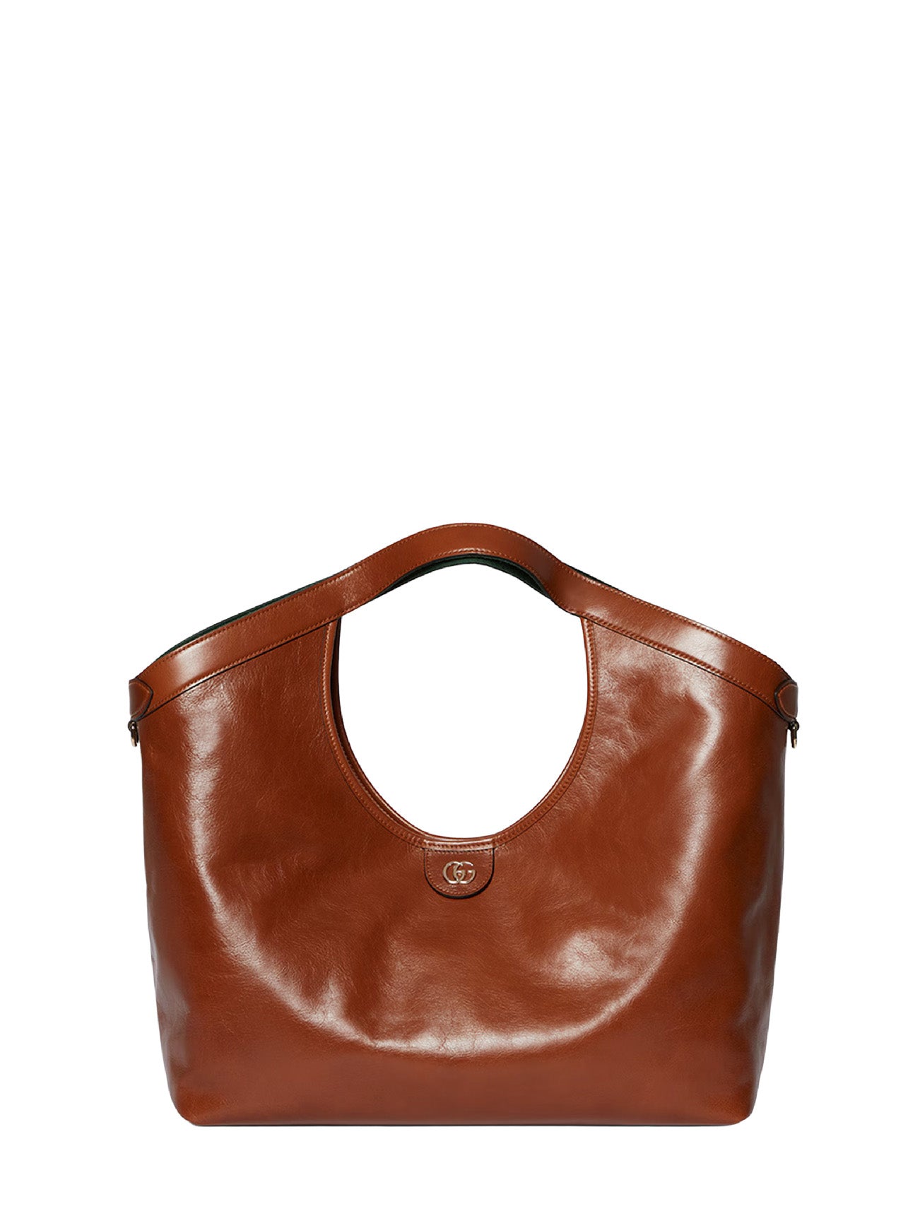 Dark brown Gucci Giglio large tote bag