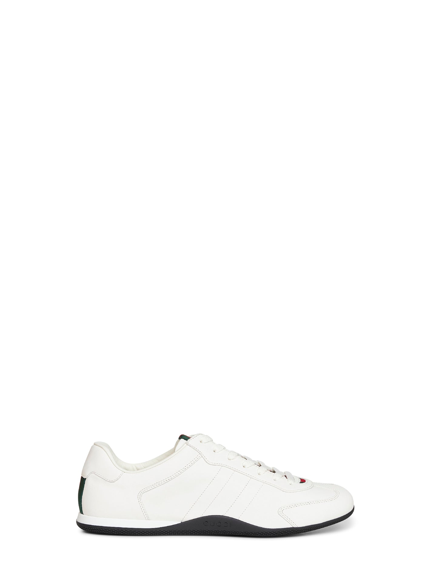 White smooth leather Gucci Shift sneakers