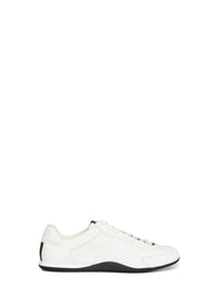 White smooth leather Gucci Shift sneakers