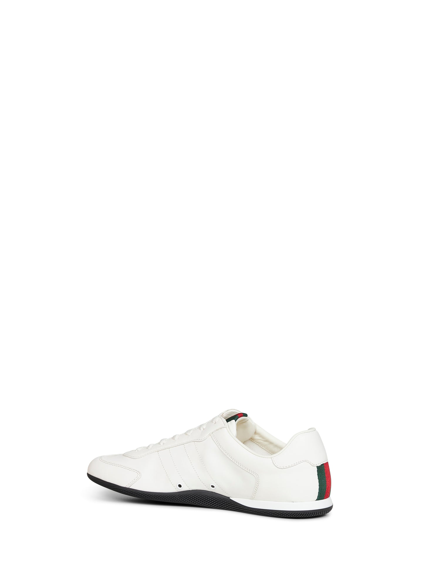 White smooth leather Gucci Shift sneakers