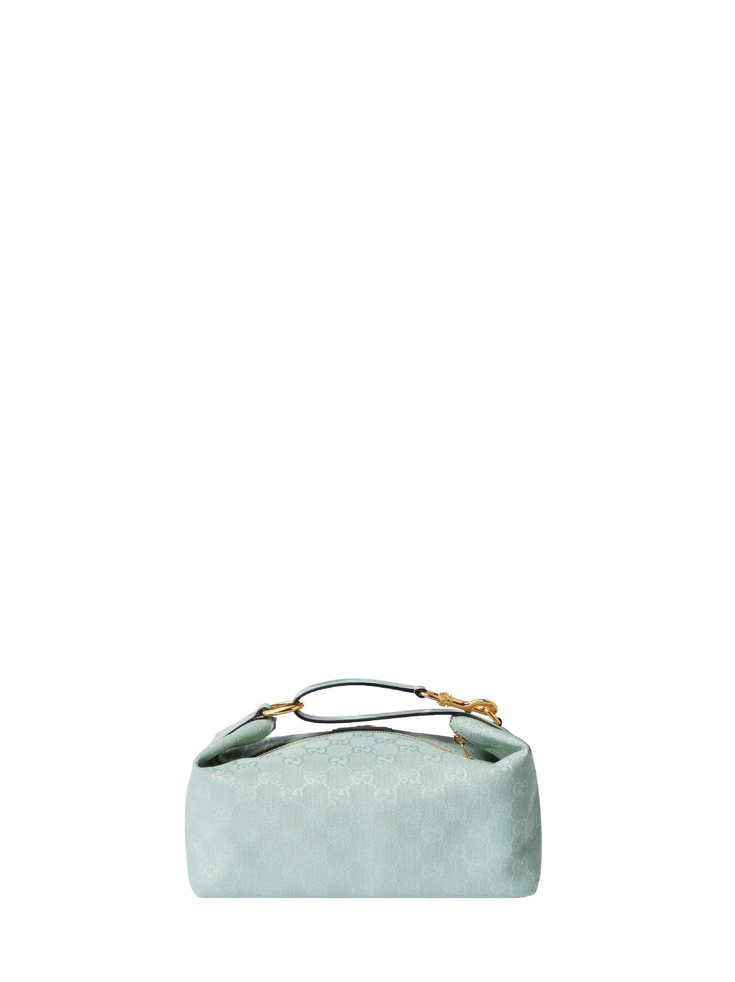 Icy blue Gucci Vanity medium top handle bag