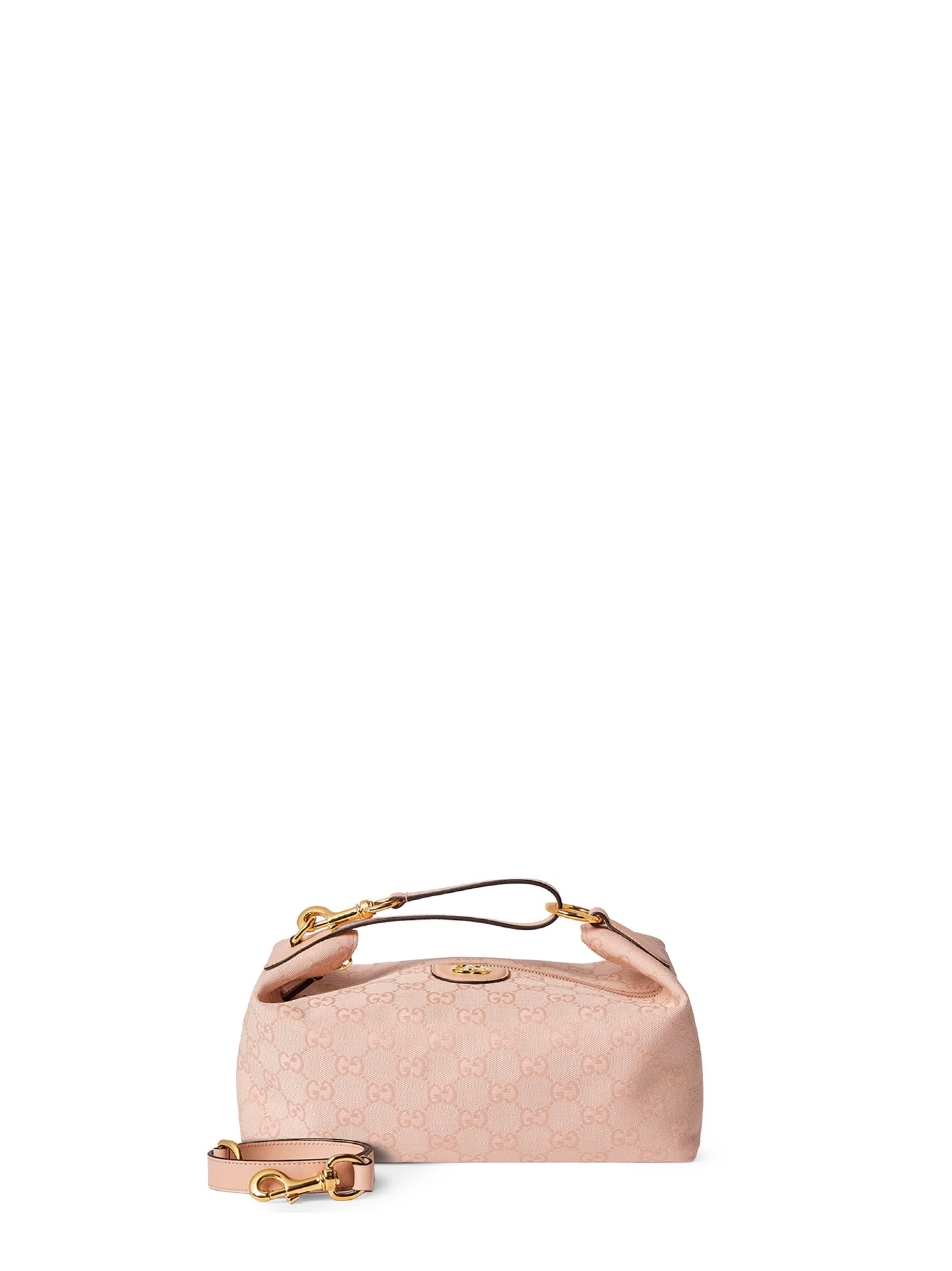 Pink Gucci Vanity medium top handle bag