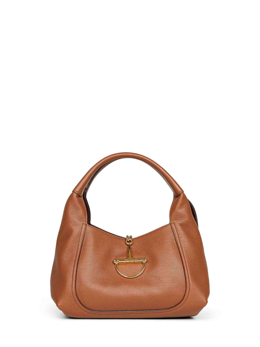 Brown Gucci Softbit shoulder bag