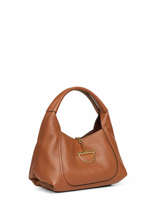 Brown Gucci Softbit shoulder bag