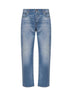 Jeans dritti Blake in denim di cotone blu