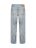 Jeans dritti Logan in denim effetto dirty beige