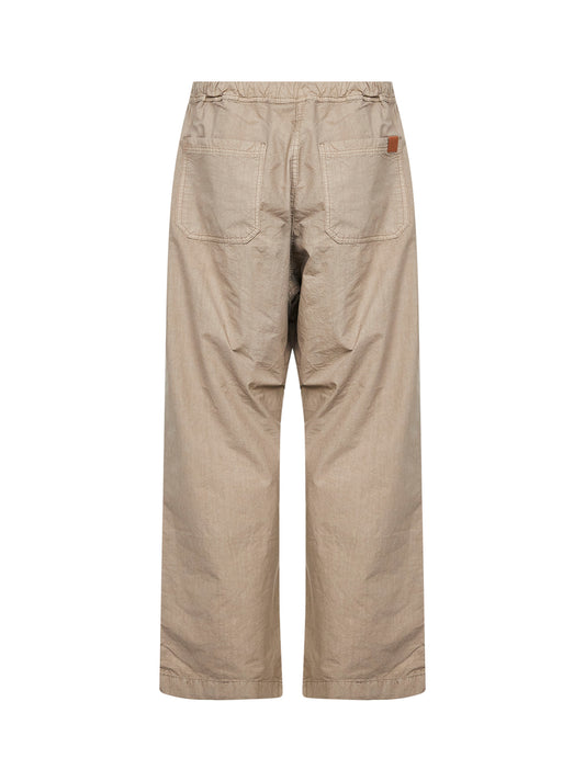 Pantaloni Gene Pop Ero in cotone kaki