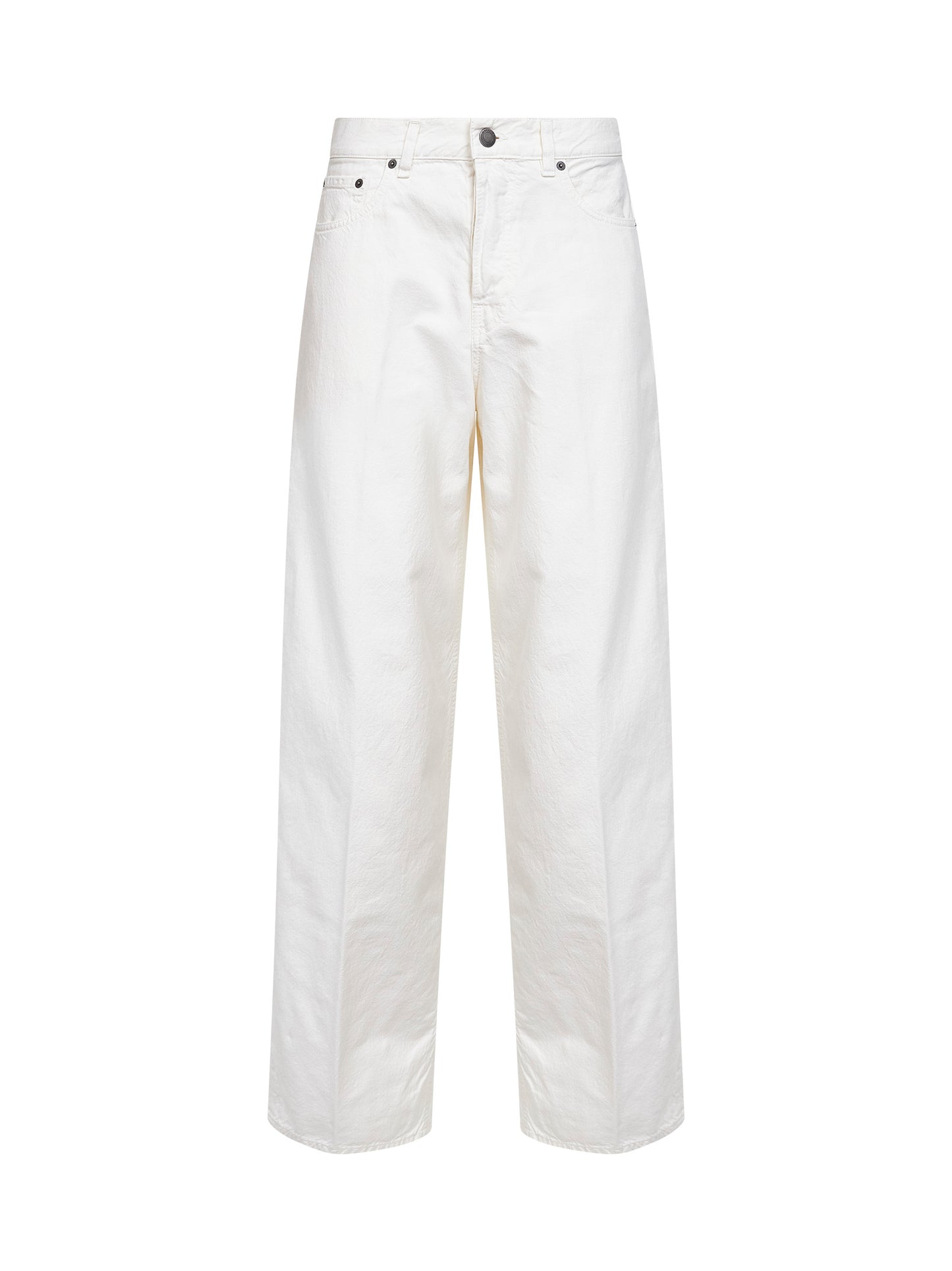 Off white cotton and linen denim Bethany boyfriend jeans