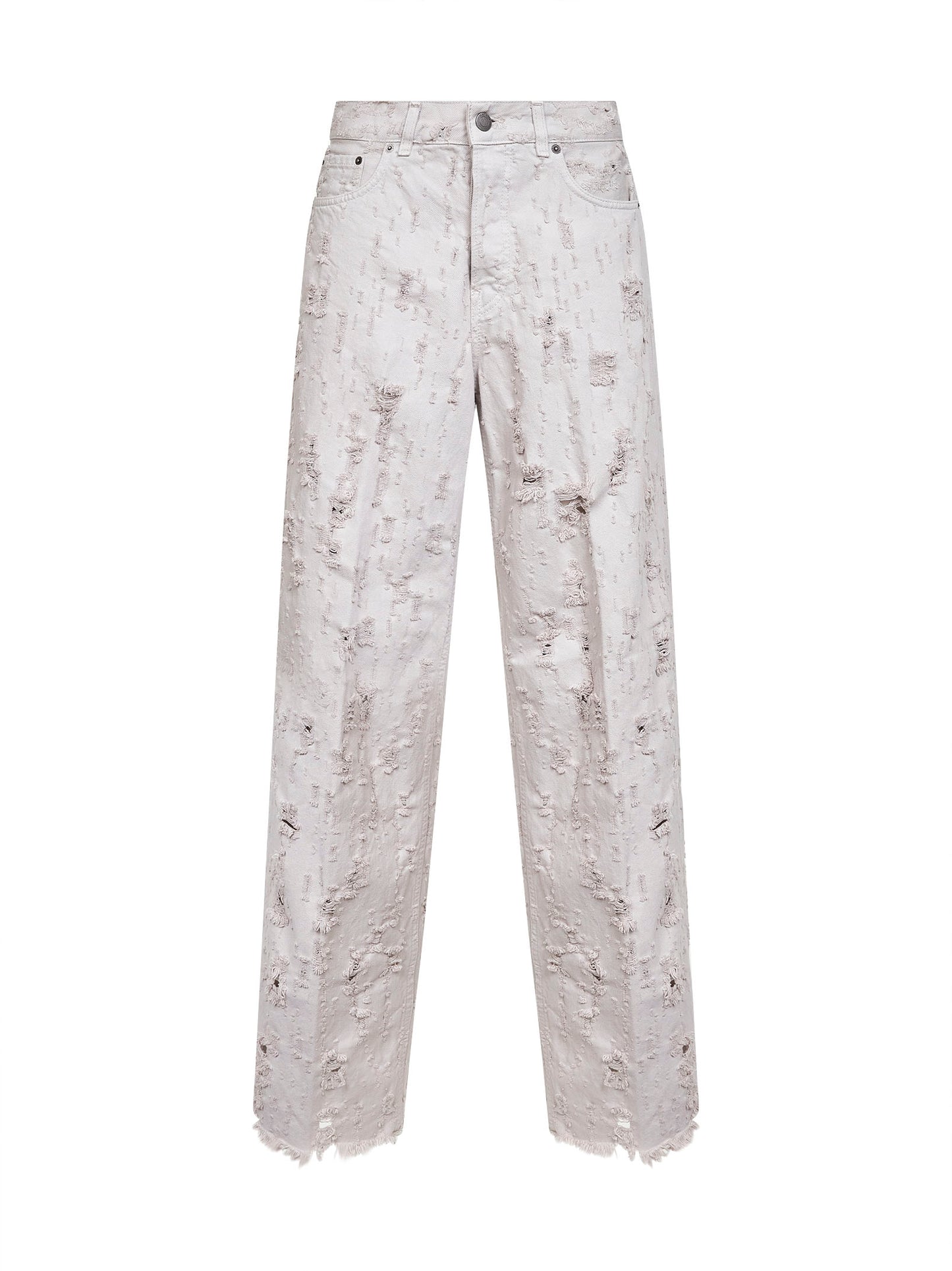 Jeans boyfriend Bethany in denim destroyed grigio