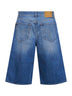 Bermuda New Becky in denim di cotone blu