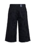 Bermuda Beck in denim destroyed nero