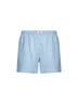 Sky blue linen Libera Marina boxer-style shorts