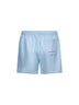Sky blue linen Libera Marina boxer-style shorts