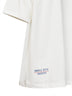 T-shirt stampata in jersey di cotone bianco