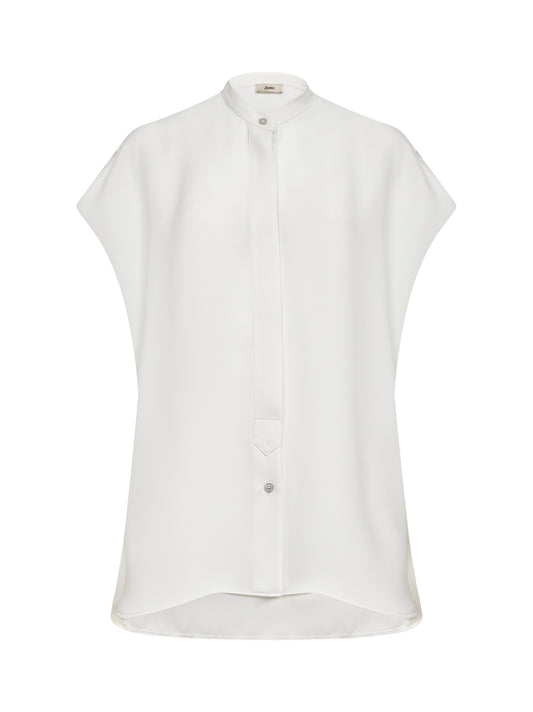 Camicia in Lucent Cady naturale<BR/>