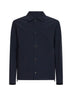 Giacca camicia in Essence double bi-stretch blu