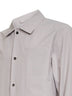 Giacca camicia in Essence double bi-stretch grigio