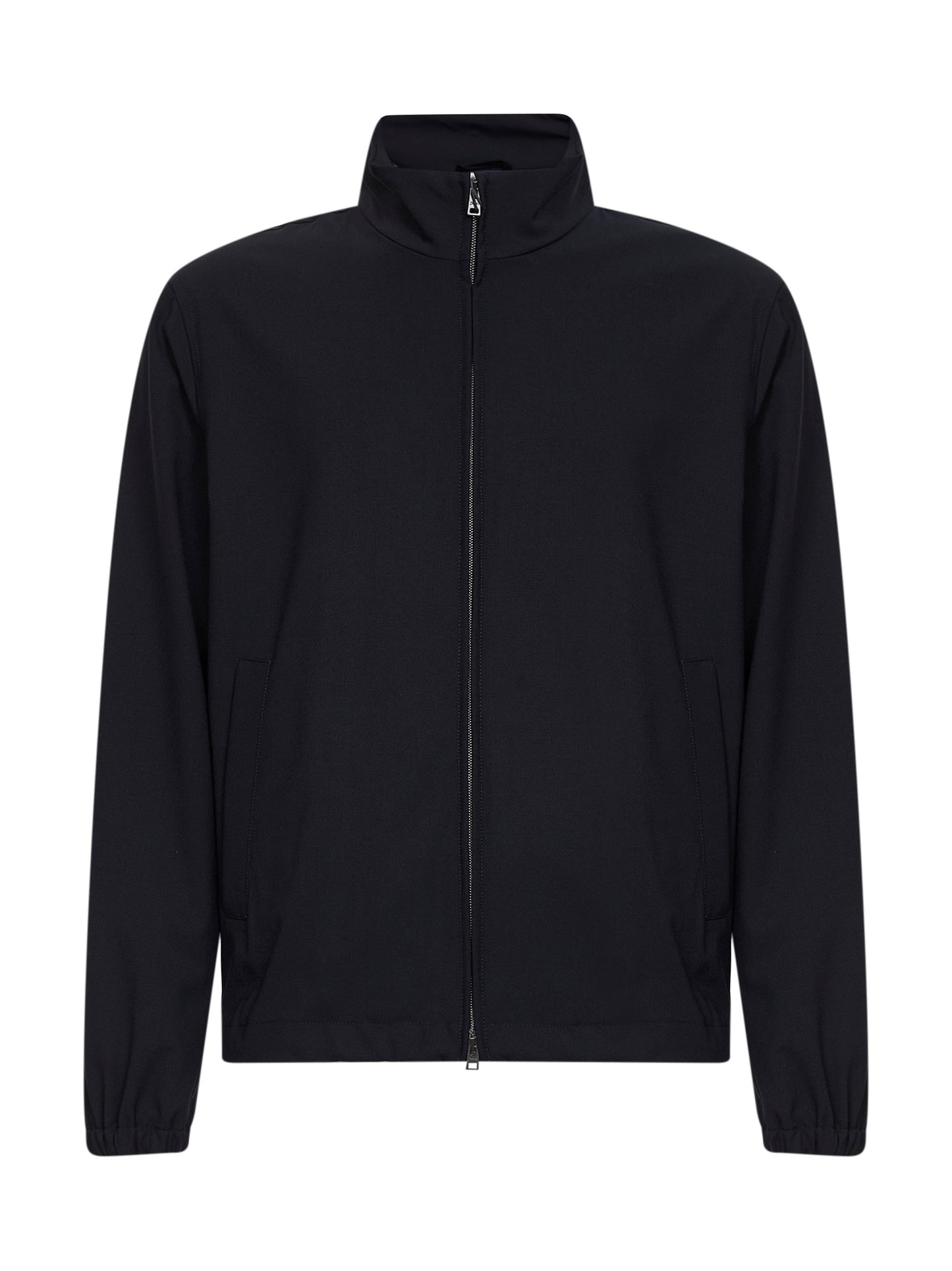 Giacca in fresco di misto lana stretch blu navy