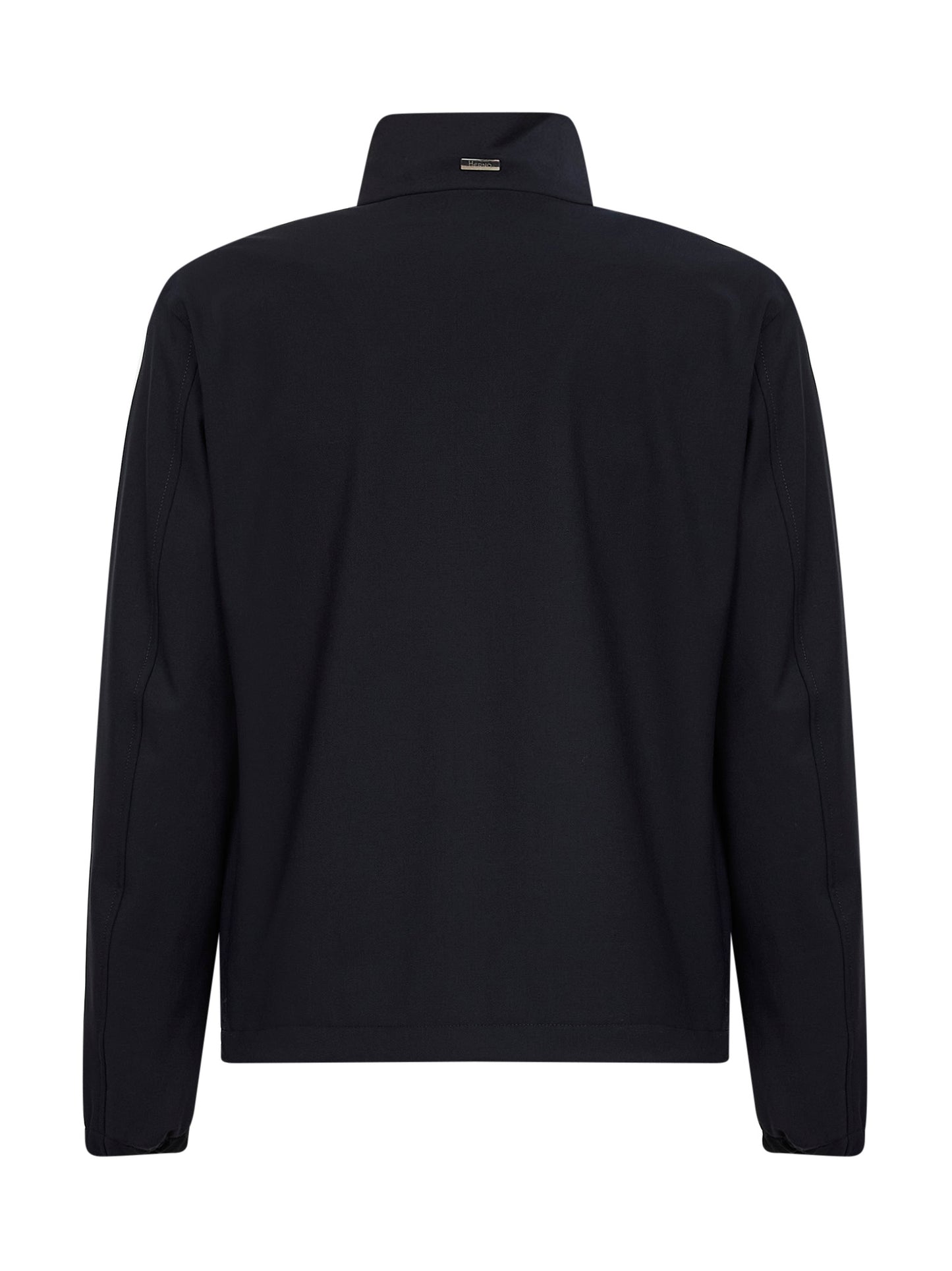 Giacca in fresco di misto lana stretch blu navy