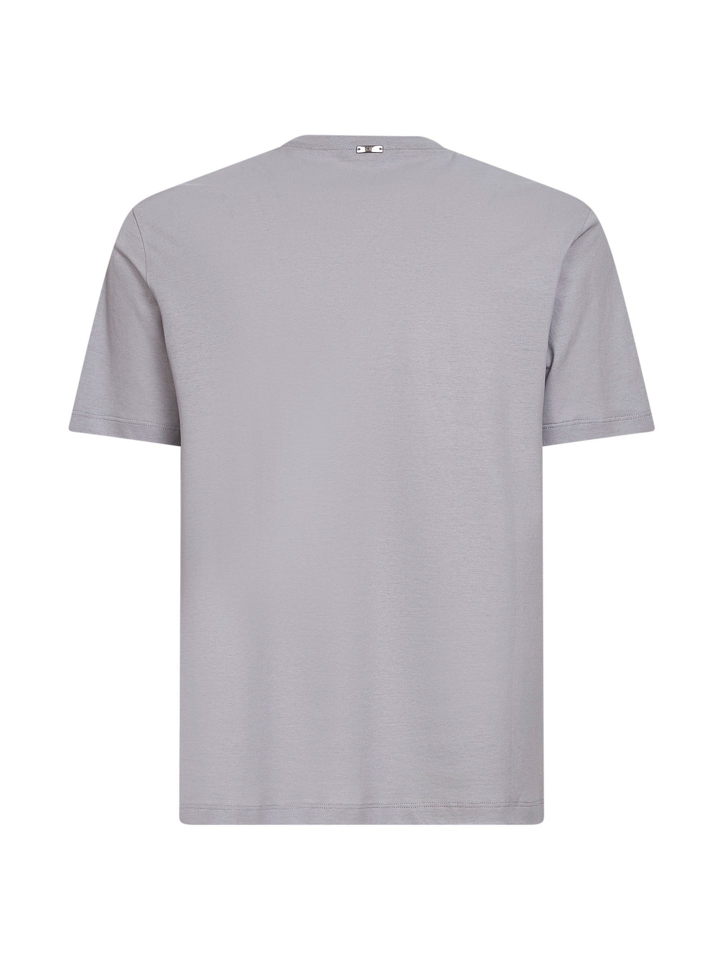 T-shirt in jersey voile crêpe leggero grigio chiaro