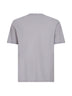 T-shirt in jersey voile crêpe leggero grigio chiaro