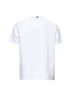 White superfine cotton stretch T-shirt