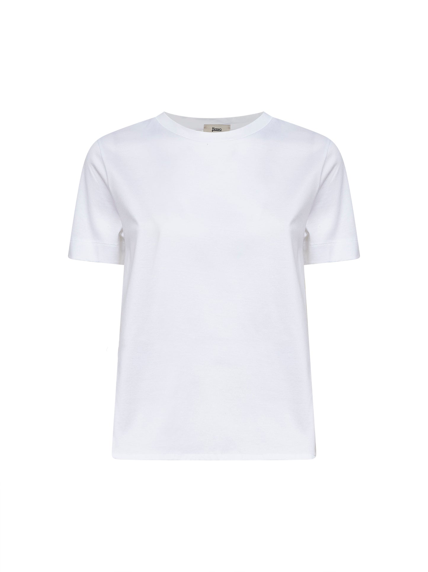 T-shirt in Chic Cotton Jersey e New Techno Taffetà bianco