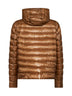 Camel Ultralight Nylon hooded jacket