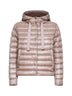 Giacca con cappuccio in Nylon Ultralight rosa cipria