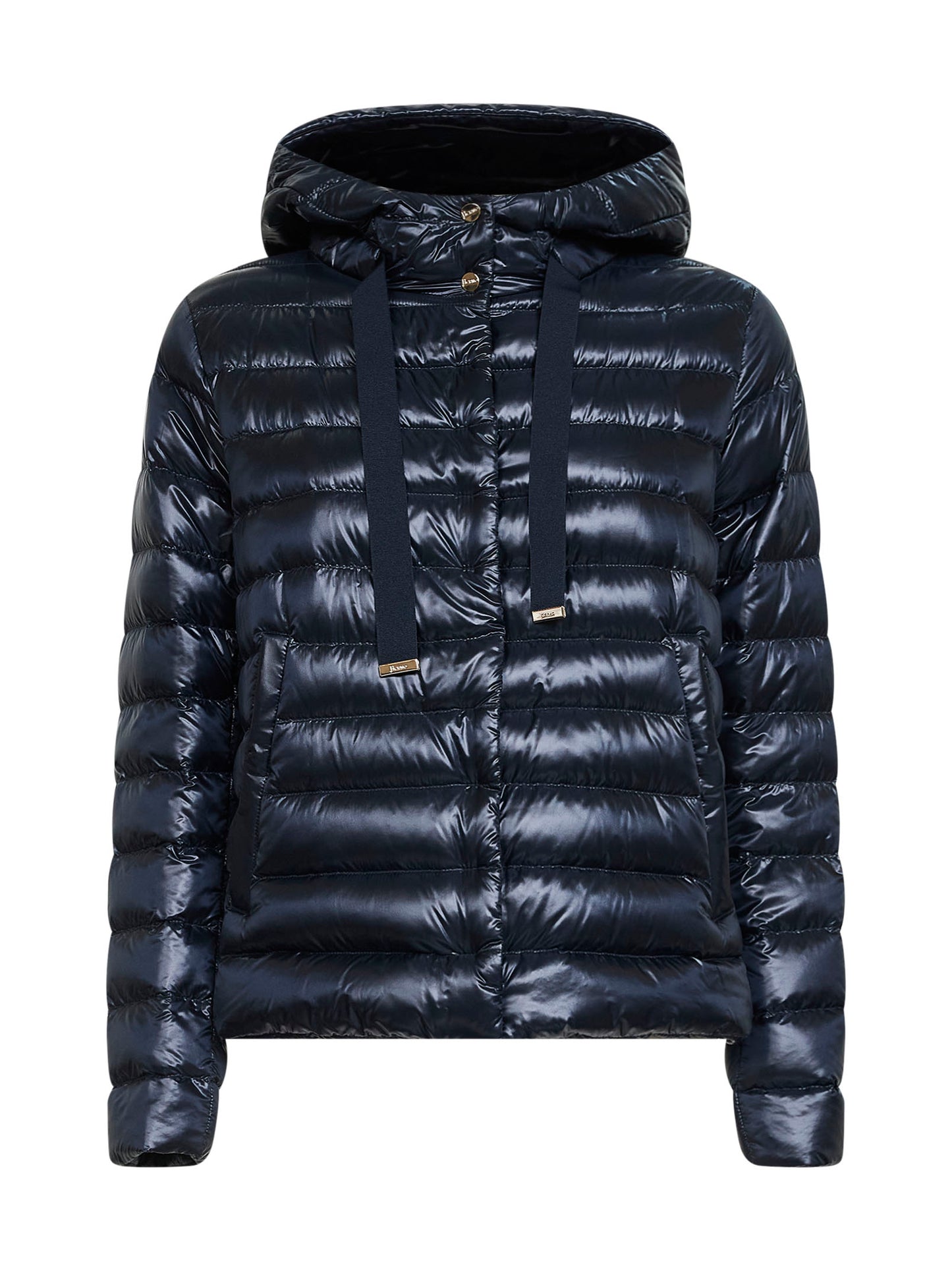 Giacca con cappuccio in Nylon Ultralight blu