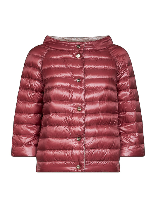 Dark pink and light pink Ultralight Nylon reversible cape
