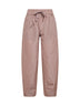Powder pink New Techno Taffeta carrot-fit trousers