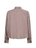 Camicia oversize Arpinova in misto modal beige