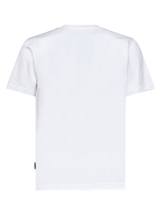 T-shirt Mulino in jersey di cotone bianco
