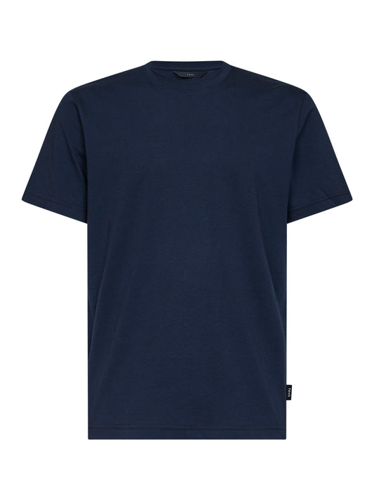 Blue cotton jersey Mulino T-shirt
