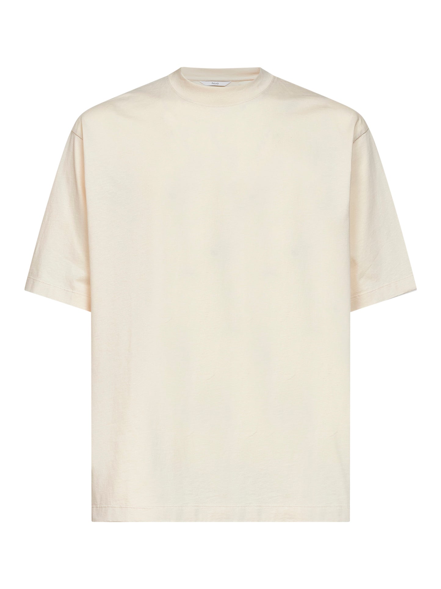 Cream cotton jersey Mulino T-shirt