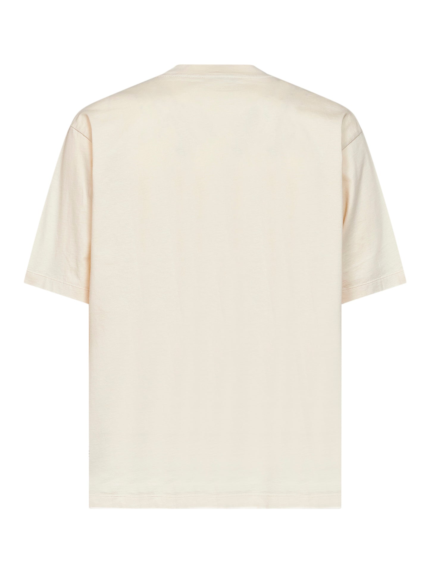 Cream cotton jersey Mulino T-shirt