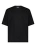 Black cotton jersey Mulino T-shirt