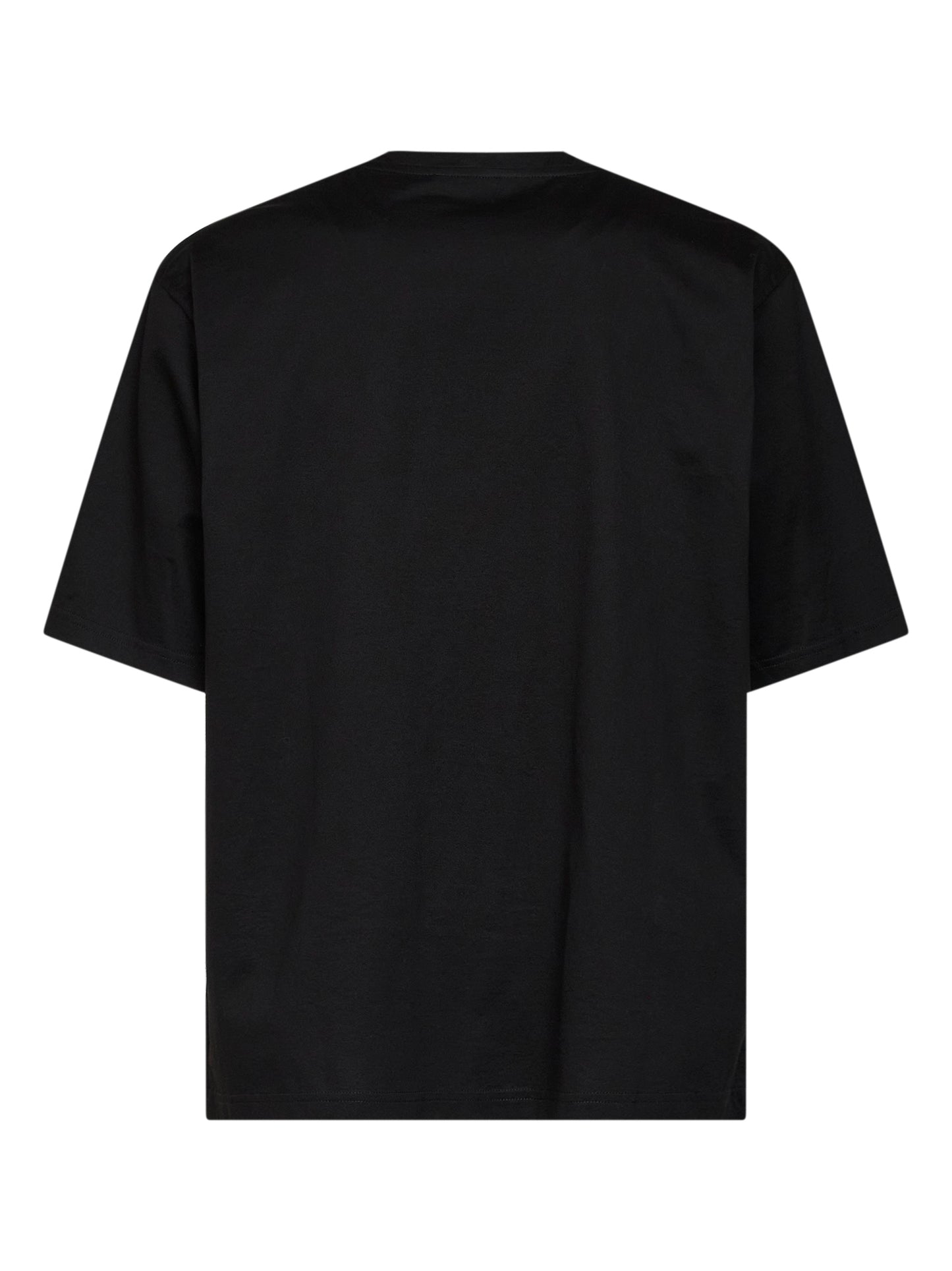 Black cotton jersey Mulino T-shirt