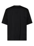 Black cotton jersey Mulino T-shirt