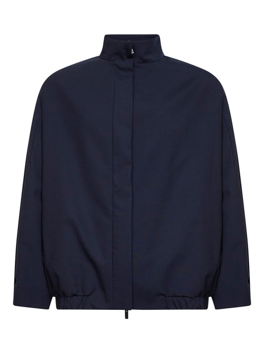 Giacca Porto Selvaggio in misto lana stretch blu