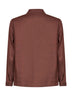 Overshirt Specchiolla in misto lino marrone chiaro