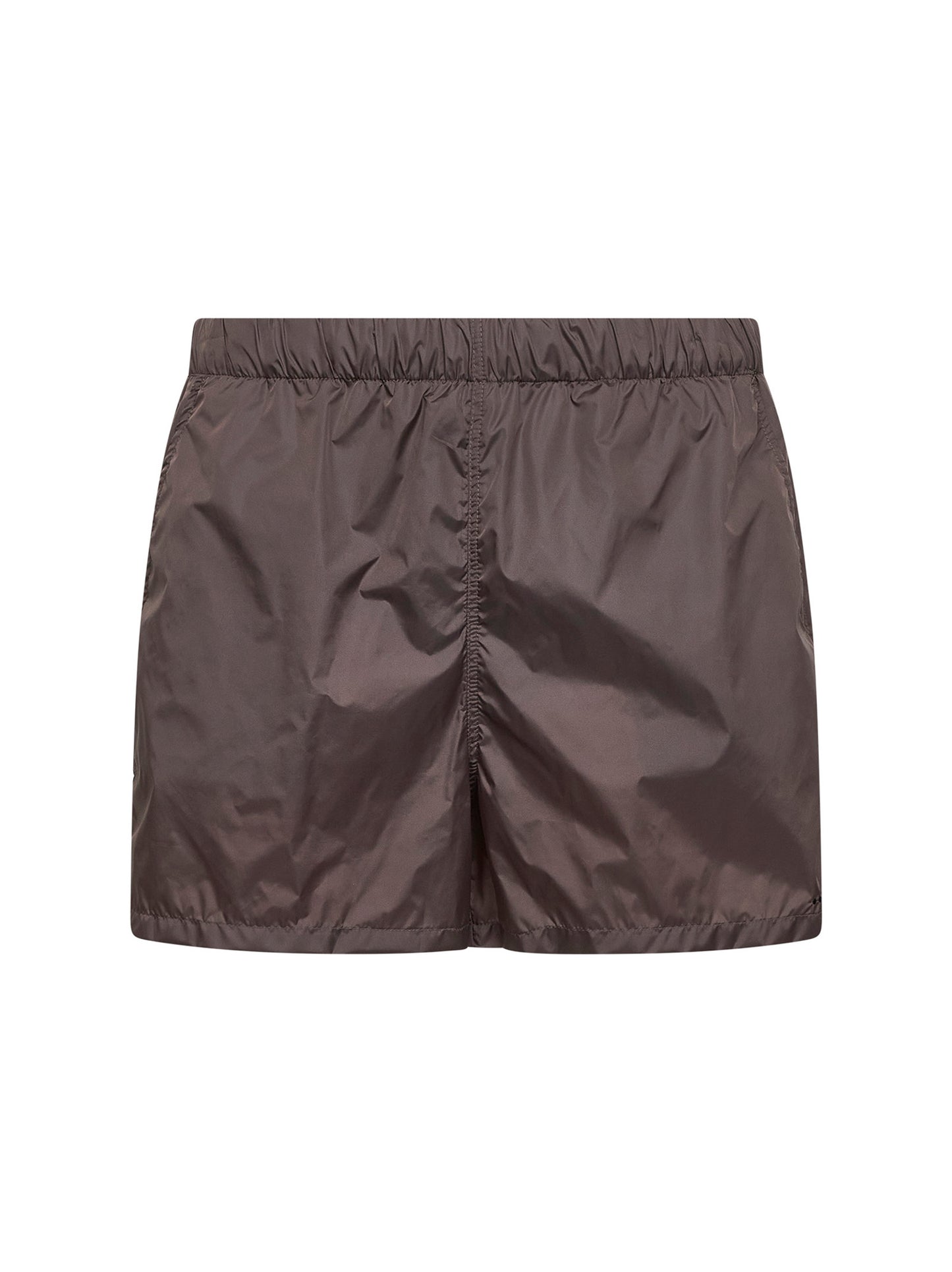 Shorts da mare Torre Guaceto in nylon fango