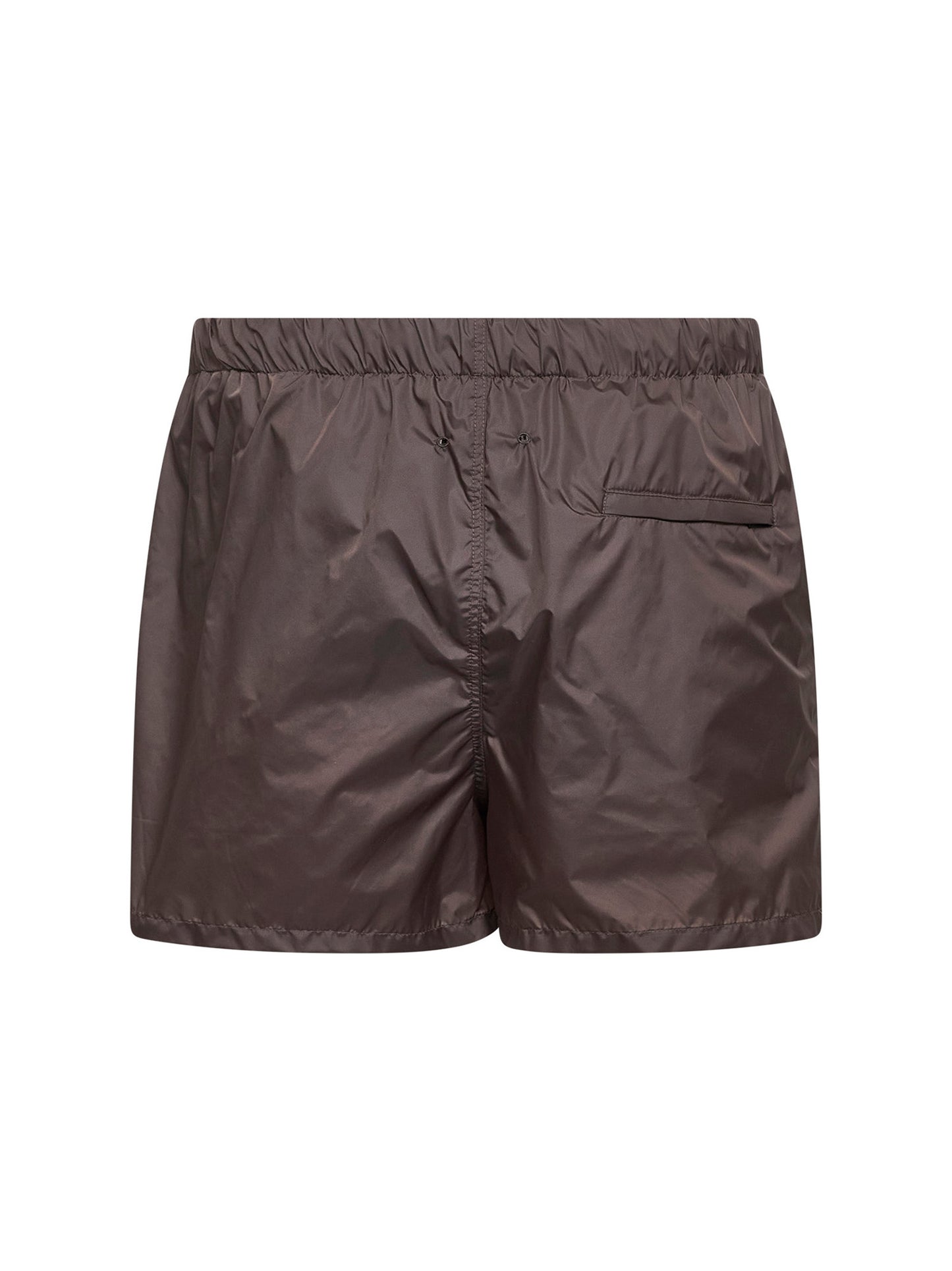 Shorts da mare Torre Guaceto in nylon fango