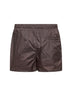 Shorts da mare Torre Guaceto in nylon fango