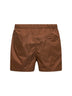 Shorts da mare Torre Guaceto in nylon marrone